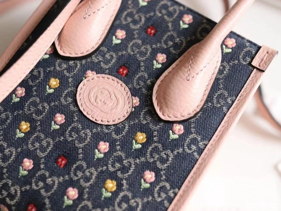 First bag ru G bag tote Mini Gucci Interlocking with 0728